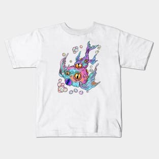 Bubble Gum Fish Kids T-Shirt